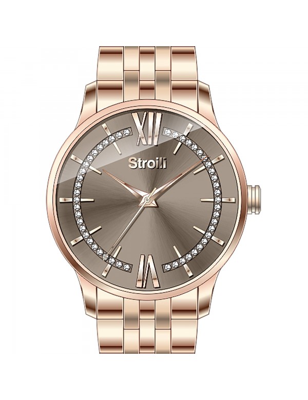 Orologio donna, mod Nothing Hill, movimento a quarzo, cassa e cinturino in acciaio rosa ( SR-X3114L/03M ) - immagine 2