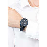 Orologio uomo Tommy Hilfinger, mod Damon, cronografo, maglia milanese, blu ( THW1791421 ) - immagine 3