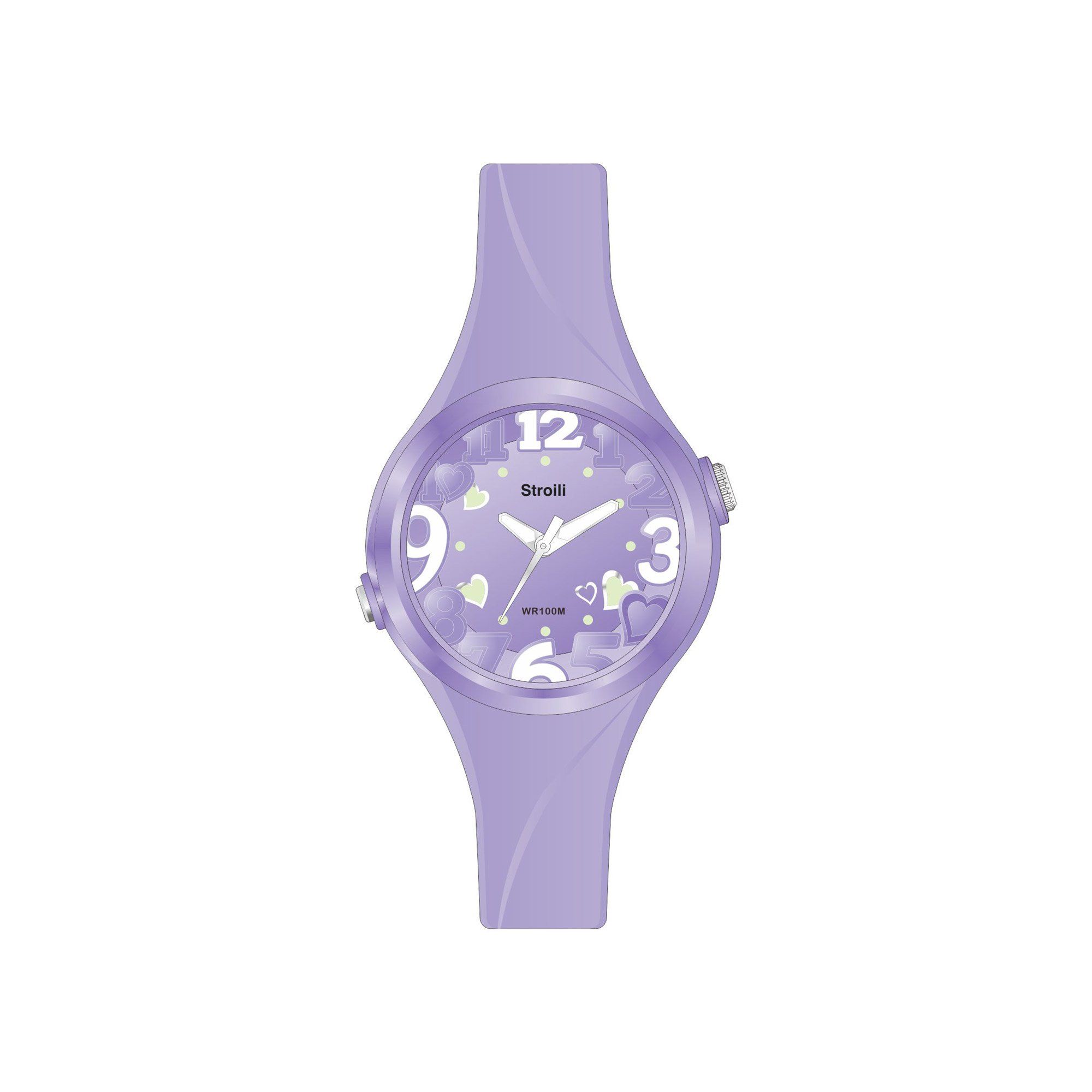 Orologio donna Stroili, mod digital, cinturino caucciù/silicone lilla ( WAF0100-001 )