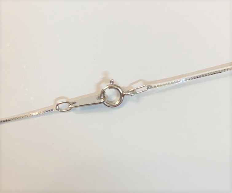 Collana Trilogy , rombo a scalare, PG gioielli, in oro bianco, 750 ( 18kt ) e diamanti, cod ( CIOTS012 ) - immagine 3