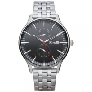 Orologio Uomo Stroili, acciaio, fondo nero, movimento a quarzo, multifunzione, cod ( SR-X3270J/03M )